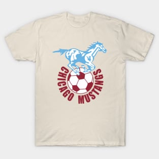 Defunct Chicago Mustangs NASL Soccer 1967 T-Shirt